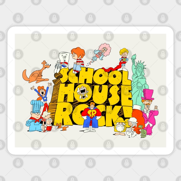 School House Rock Magnet by ThirteenthFloor